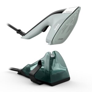 Tefal Duo Power JF4031E0 2-in-1 Iron and Steamer, 1700 W, 25 g/min Steam Volume, 100 g/min Extra Steam Boost, Light Handset, 30 Seconds Heating Time, Eucalyptus/Black