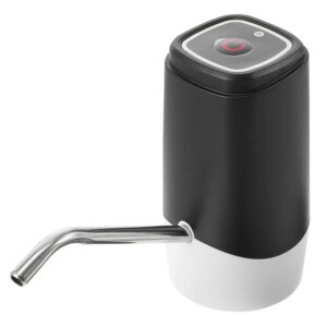 TEHAUX Rechargeable Electric Water Pump Dispenser Made of Stainless Steel Tubes for 5 Gallon Water Bottles