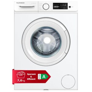Telefunken Washing Machine 7 kg | 1400 rpm | Inverter Motor - Quiet and Efficient | Aquastop - Protection Against Water Damage | Gentle Drum | Washing Machine with 15 Programs |...