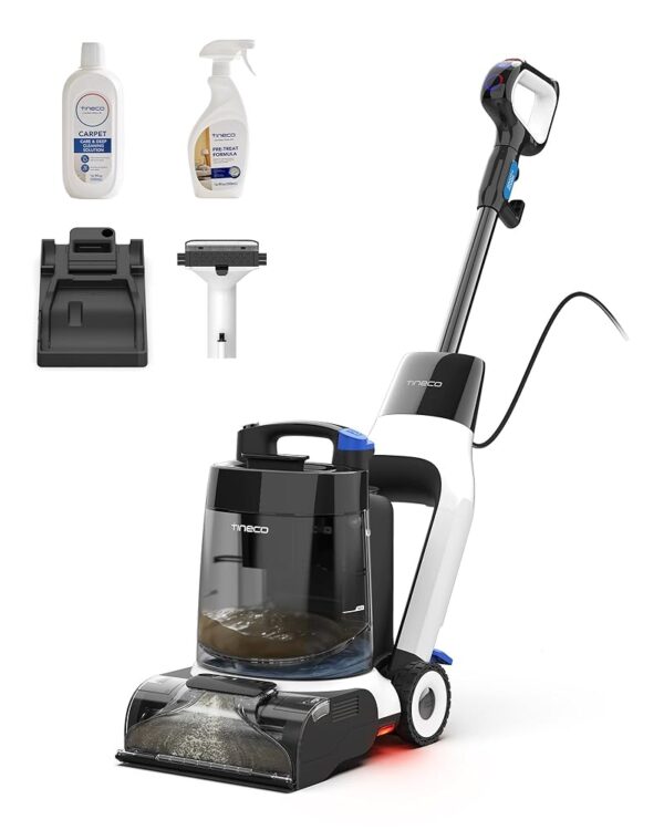 Tineco Carpet One Cruiser Carpet Cleaner Wet Vacuum Cleaner, Smart Upholstery Cleaner with 3 Levels SmoothPower, DualCore Drying, FlashDry Self-Cleaning, iLoop Sensor