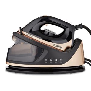 TOWER T22023GLDVDE Iron Steam Generator - Champagne Gold and Black