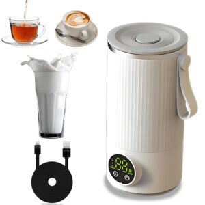 Travel Electric Kettle, 400 ml Electric Kettle, 4 Temperature Control, 6000 mAh Battery, Portable Thermos Flask for Preparing Tea and Coffee for Travel and in the Office