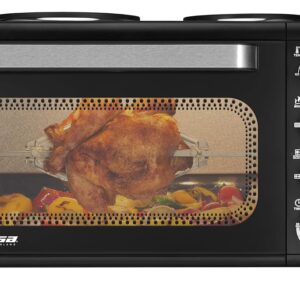 Trisa Electronics Oven with Hob – Black