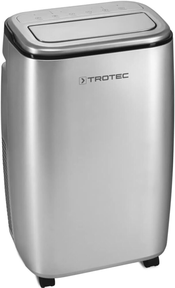 TROTEC PAC 3810 S Mobile Air Conditioner 3-in-1 Cooling Ventilation Dehumidification Monoblock Air Conditioner 3.8 kW 13,000 BTU/h 1.5 l/h Dehumidification Capacity for Room...