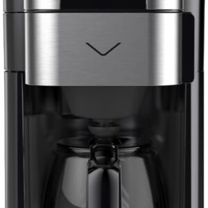 Vestel FCMG7085 X Fresh Grinding Mini Filter Coffee Machine with Stainless Steel Grinder, Finest Grinding and Individually Selectable Grinding Degree, 680 W, for up to 6...