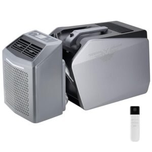 VEVOR Portable Air Conditioner, 5000 BTU, 3 Gang Air Conditioner with 24 Hour Timer, Cooler, Adjustable from 16-32°C, Compatible with AC/DC for Camping, Motorhomes or Home Use,...