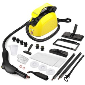 Waitbird Steam Cleaner with 21 Accessories, 248°F High Temperature Steam, Large 1.1L Water Tank, 45 Minutes Running Time, Ideal for Upholstery, Floors, Cars & Family Households,...