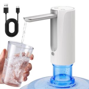 Water Bottle Pump, Electric Water Dispenser, Charging Automatic Drinking Water Pump, Portable Automatic Drinking Pump, Charging Type C, for Home, Office, Kitchen, Camping