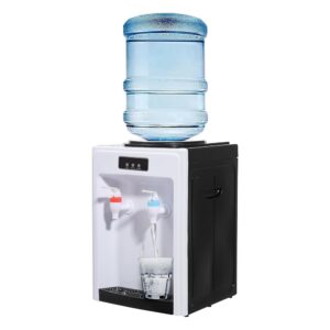 Water Dispenser 500W Electric Water Dispenser Cold Hot Water Dispenser Household White