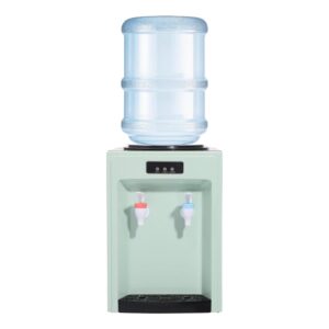 Water Dispenser 500W Electric Water Dispenser Cold Hot Water Dispenser Household Water Dispenser (Green)