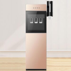 Water Dispenser with Bottom Cup Holder - Hot, Room Temperature, Cold and Ice Water Functions for Home or Office
