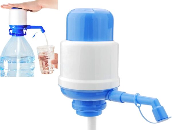 Water Drinks Pump Bottle Dispenser + Regulator for 5L Cooler & Water Dispenser for Drinking Water for Children and Adults Manual Water Portable Water Dispenser