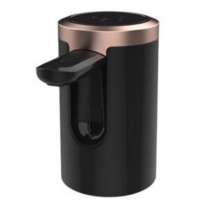 Water Jug Dispenser Portable Electric Pump Automatic Water Bottle Faucet USB Rechargeable Black Ideal for Home, Office, Camping, Kitchen, Bedroom, Outdoor, Travel