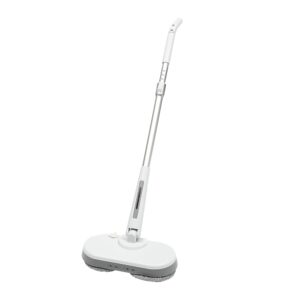 Wireless Electric Mop Floor Mop Polishing Machine, Dry, Wet and Wax Mode, Floor Cleaner Spin Mop with Spray Function, LED Lighting, 350 ml Water Tank, Battery Vibration Mop