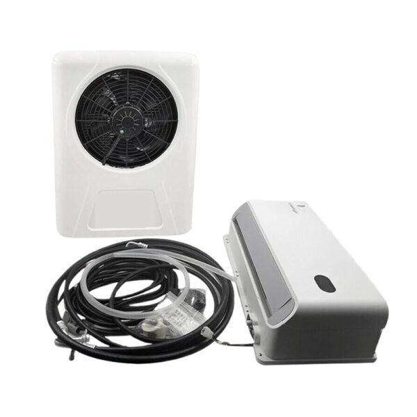 WLLKIY Car Air Conditioning Car Electric Parking Air Conditioning 12 V/24 V Cooling Truck RV Caravan Camper Van Split Air Conditioning Powerful Cooling (Cool 12 V)