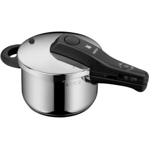 WMF Perfect One Pot Induction Pressure Cooker, 2.5 L, Pressure Cooker, 2 Cooking Levels, One-Hand Cooking Level Controller, Suitable for All Hob Types, Cromargan Polished...