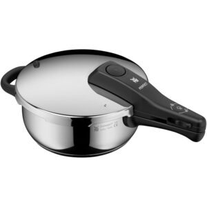 WMF Perfect One Pot Pressure Cooker Induction 3 L, Pressure Cooker, Large Cooking Signal, 2 Cooking Levels, Removable Lid Handle, Cromargan Stainless Steel