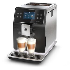 WMF Perfection 880L Fully Automatic Coffee Machine with Milk System, 18 Drinks Specialities, Double Thermoblock, Stainless Steel Grinder, User Profile, 1 Litre Milk Container