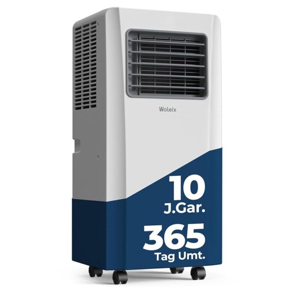 Woleix Mobile Air Conditioner 9000 BTU, Mobile Air Conditioning with Exhaust Hose, Mobile Air Conditioner with Exhaust Hose with Timer 10 J.Gar