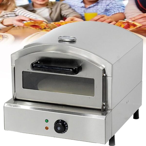 Worktop Pizza Oven, Portable Electric/Propane Drawer Toaster, Pizza Oven, Commercial Stainless Steel Pizza Maker, Adjustable Temperature, for Home Restaurant, Backyard Camping...
