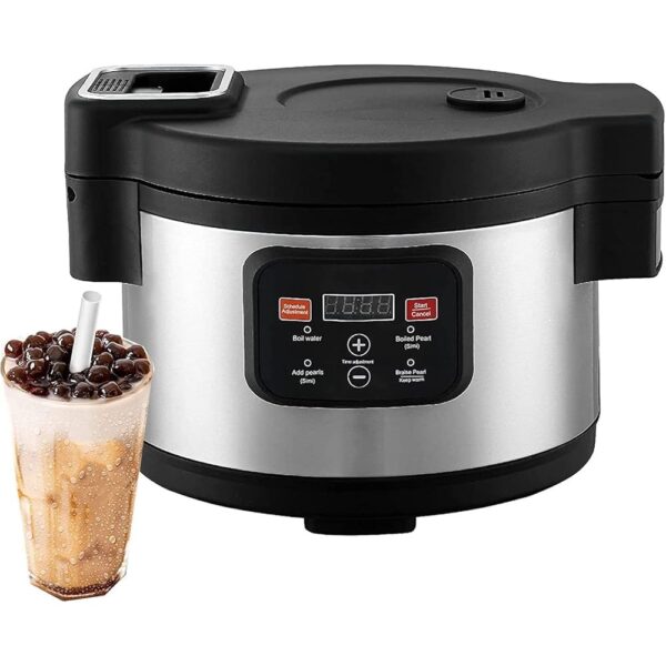 XNYXLPP Pearl Cooker, 12L Automatic Commercial Pearl Tapioca Cooker, Pearl Milk Tea Machine for Tea and Milk Tea