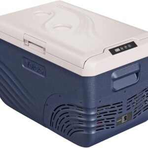 Yolco NX30 BLUE Electric Compressor Cool Box, App Control via Bluetooth, 12/24V and 230V, with USB Port for Car, Truck, Boat, 28 Litres