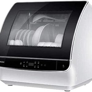 YXYLJOZ Mini Desktop Dishwasher, 6 Sets of Shelves Protected to Do Dishwashers, Silent Member