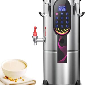 YYJYZH Commercial Soy Milk Maker, Electric Soy Milk Making Machine with Removable Filter and Timer, Stainless Steel Pulp Residual Separator for Breakfast in (11L)